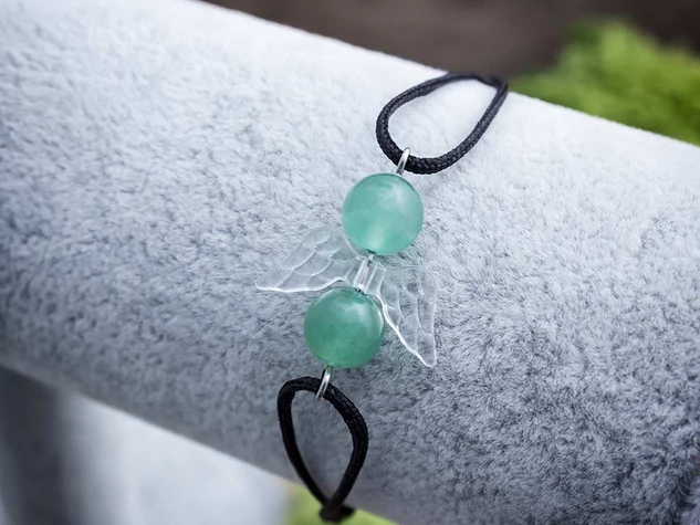 Önbizalom angyal aventurin microcord karkötő