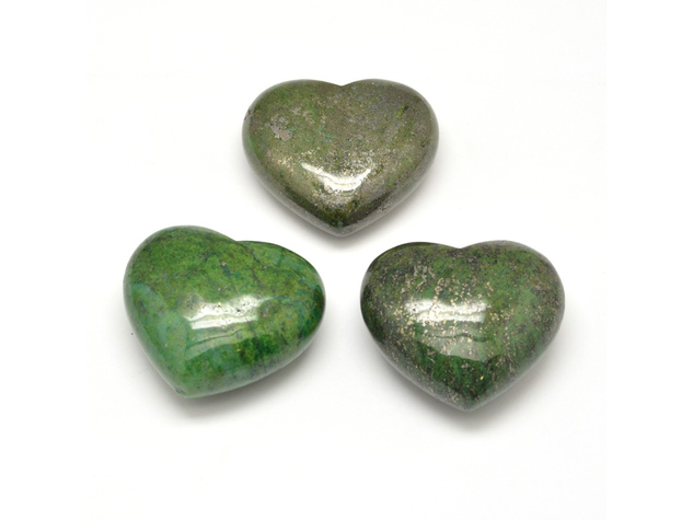 Heart zöld gránit nagy ásvány szív