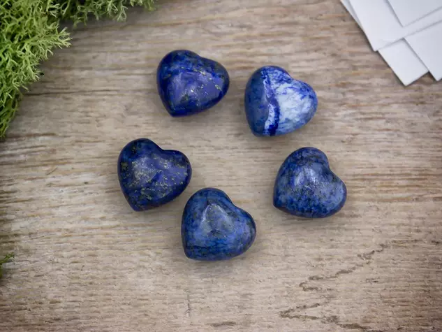 Heart lápisz lazuli ásvány szív