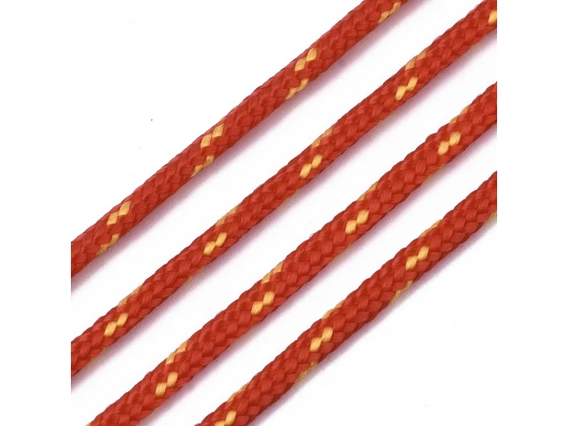 Vonzerő vörös paracord karkötő