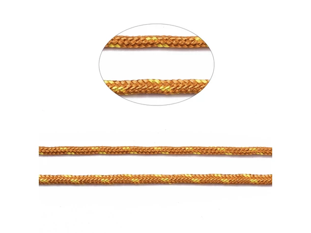 Szorgalom arany barna paracord karkötő