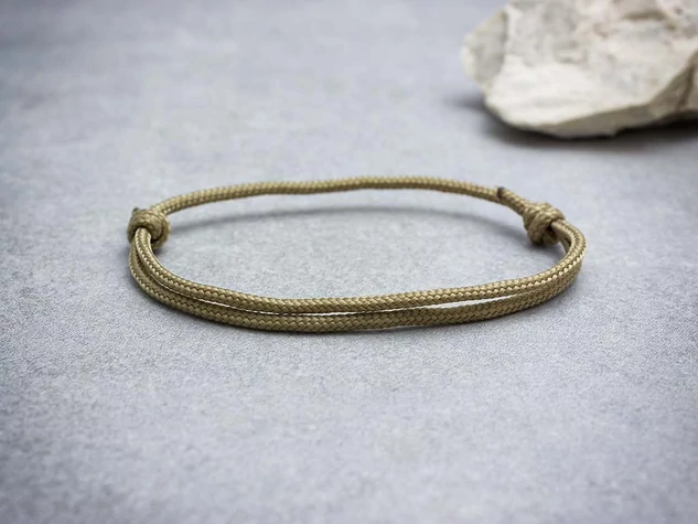 Produktivitás barna paracord gyerek karkötő