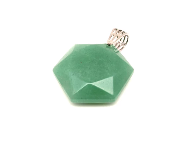 Hexagon medál Aventurin 3cm