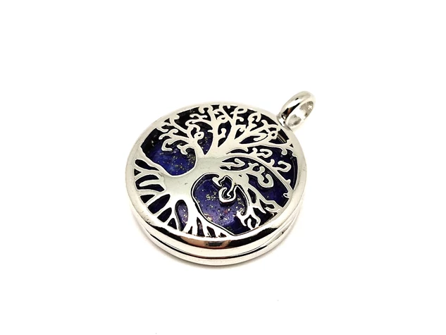 Kör medál fém életfa Lapis 2,5cm