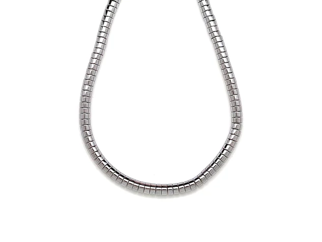 Hematit szin ezüst korong 4x2mm