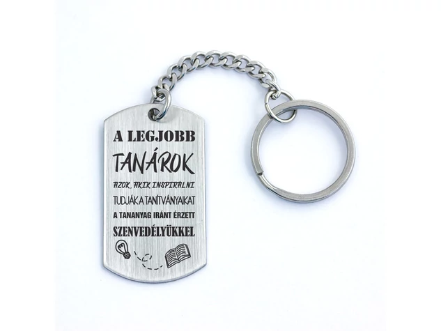 A legjobb tanárok medálos kulcstartó