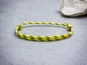Sugallat sárga paracord karkötő