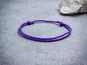 Nyugtató lila paracord karkötő