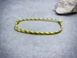 Sugallat sárga paracord karkötő