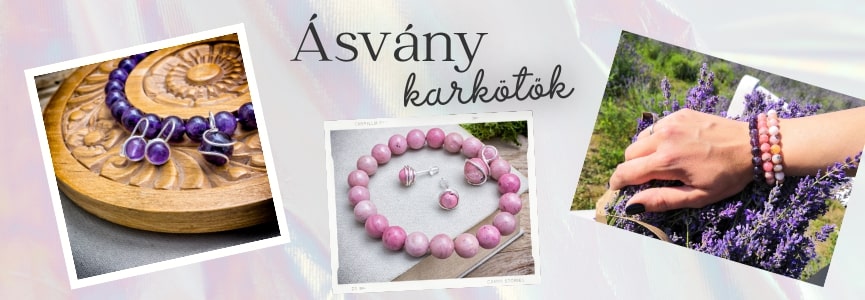 Ásvány karkötők